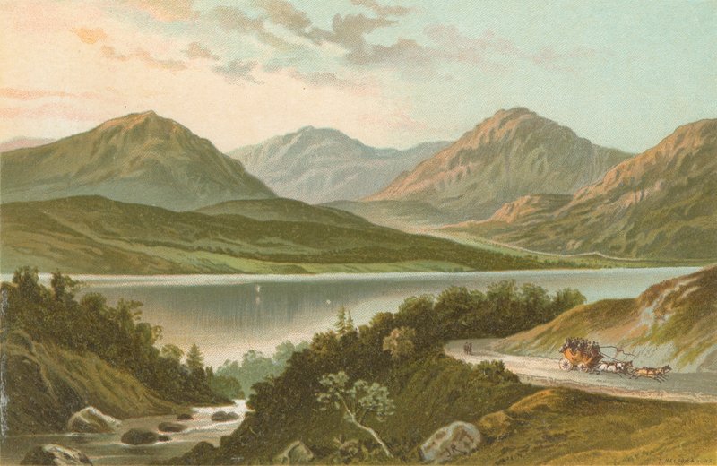 Loch Lomond a Stronaclacher felé vezető úttól alkotó: English School