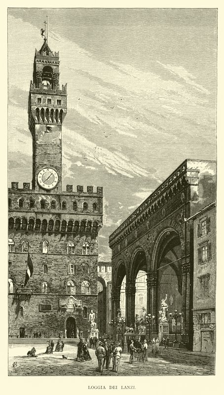 Loggia dei Lanzi alkotó: English School
