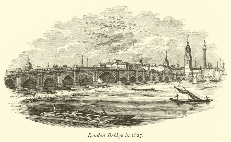 London Bridge 1827-ben alkotó: English School