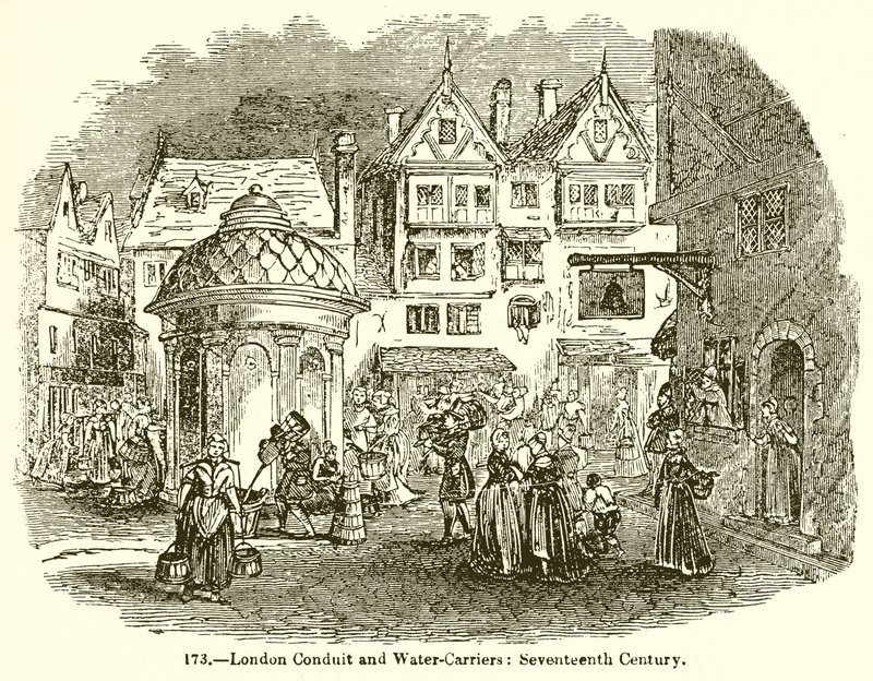 London Conduit és Winter-Carriers: Seventeenth Century alkotó: English School