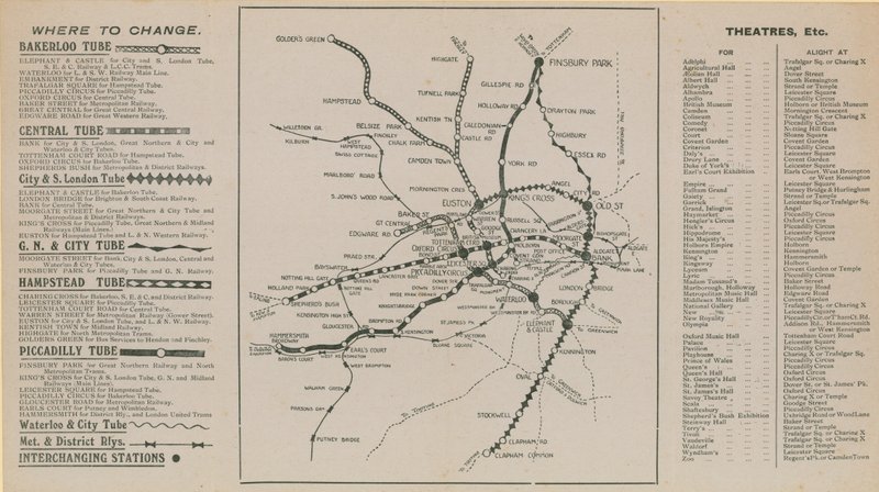 London metró térkép alkotó: English School