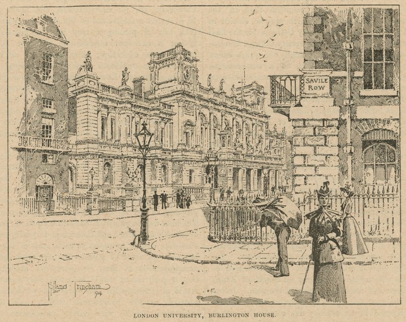 Londoni Egyetem, Burlington House alkotó: English School