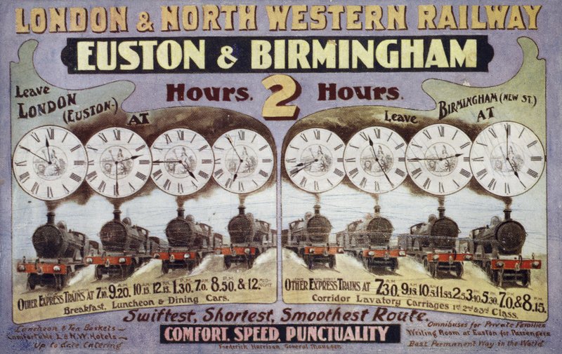 London és North Western Railway, Euston és Birmingham alkotó: English School
