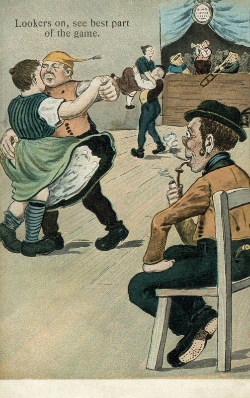 Nézők, lásd a játék legjobb részét (színes litho) alkotó: English School