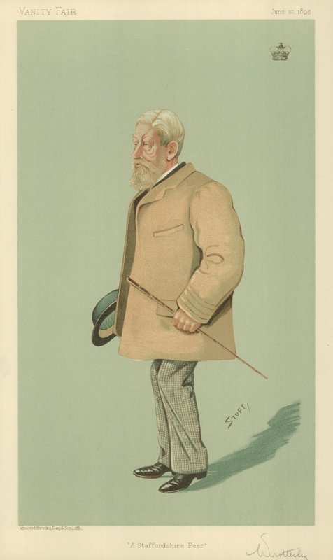Lord Arthur Wrottesley, A Staffordshire Peer, 1895. június 20., Vanity Fair rajzfilm alkotó: English School