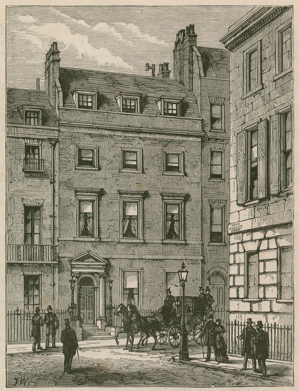 Lord Beaconsfields ház, Curzon Street 19, Mayfair alkotó: English School
