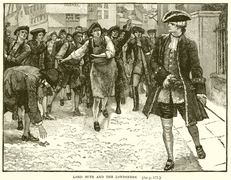 Lord Bute és a londoniak alkotó: English School