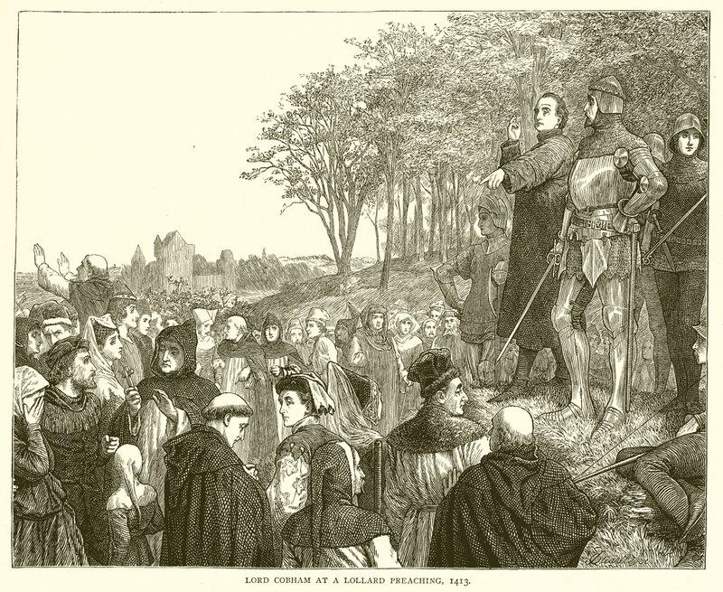 Lord Cobham egy lollardi prédikáción, 1413 alkotó: English School