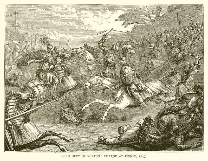 Lord Gray of Wiltons Charge, Pinkie, 1547 alkotó: English School