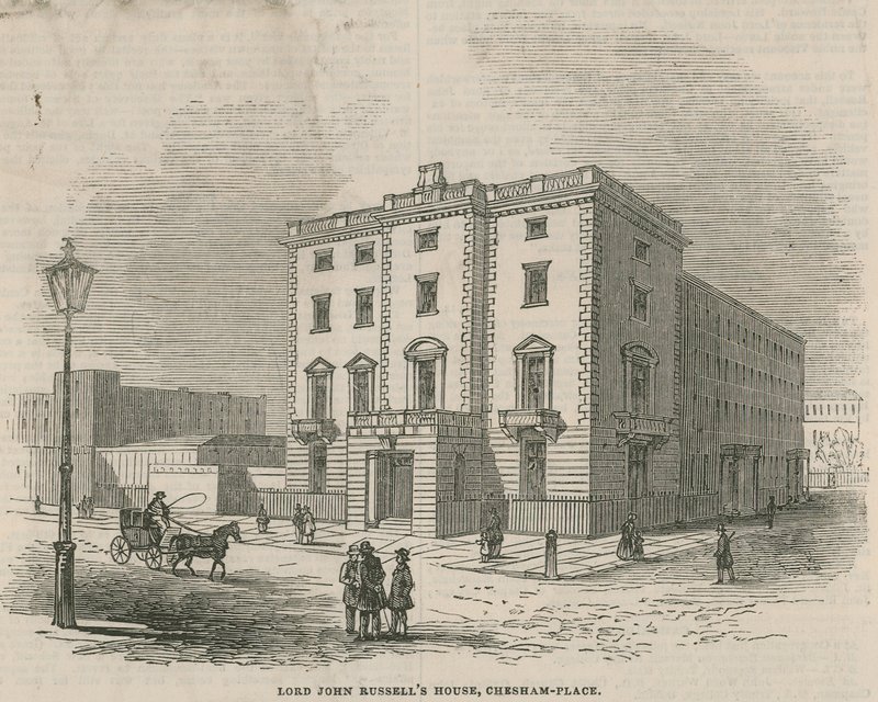 Lord John Russells Ház, Chesham Place, Belgrave Square alkotó: English School