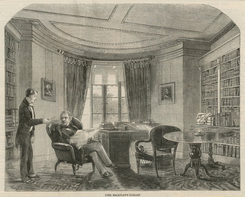 Lord Macaulay könyvtára alkotó: English School
