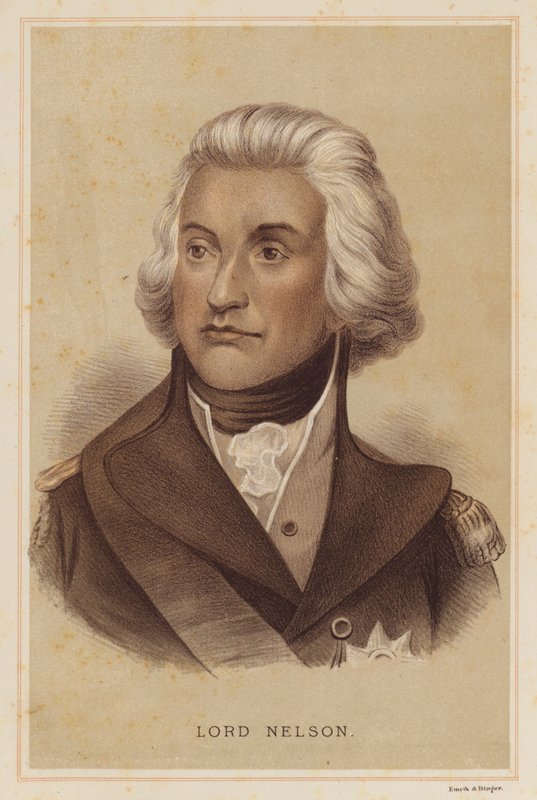 Lord Nelson (színes litó) alkotó: English School