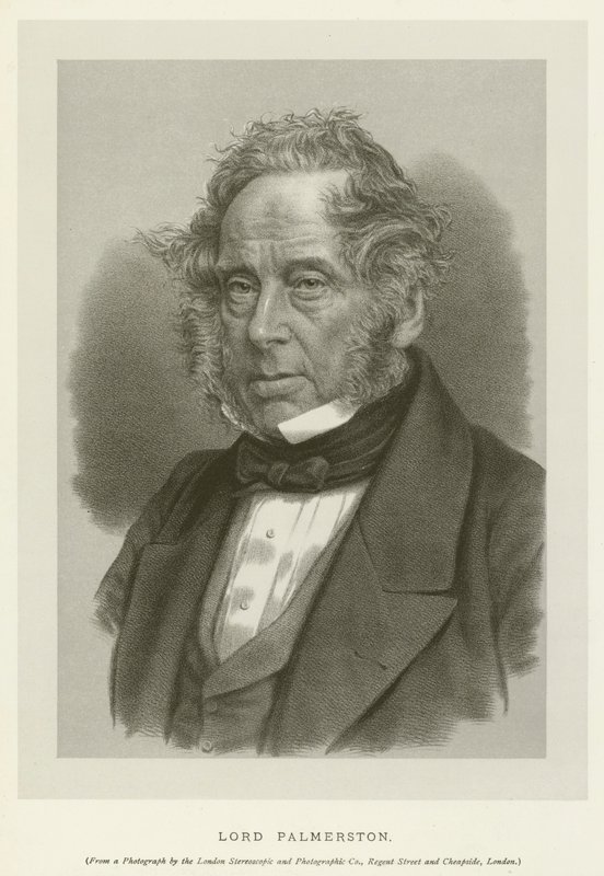 Lord Palmerston (litho) alkotó: English School