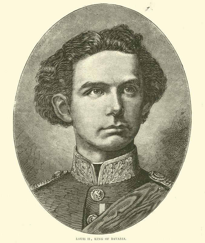 Lajos bajor király, 1870. október alkotó: English School