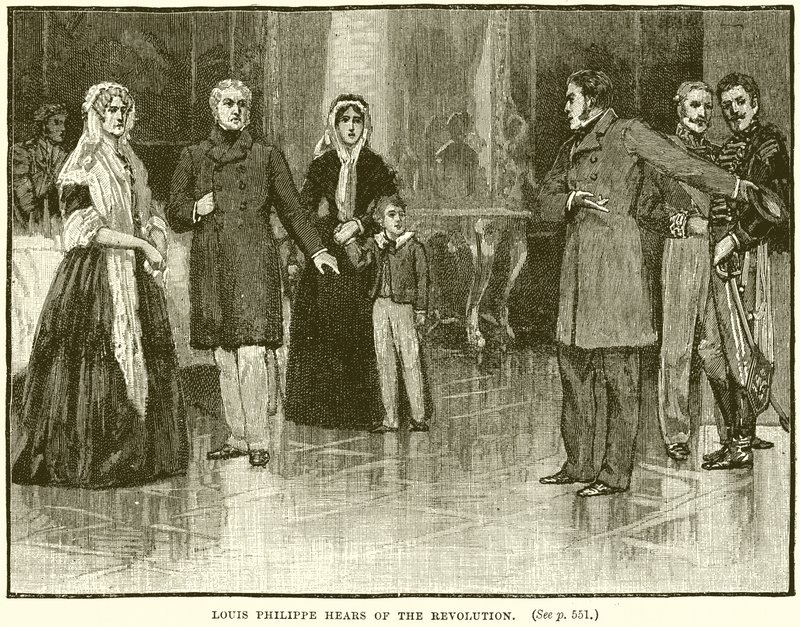 Louis Philippe hall a forradalomról alkotó: English School