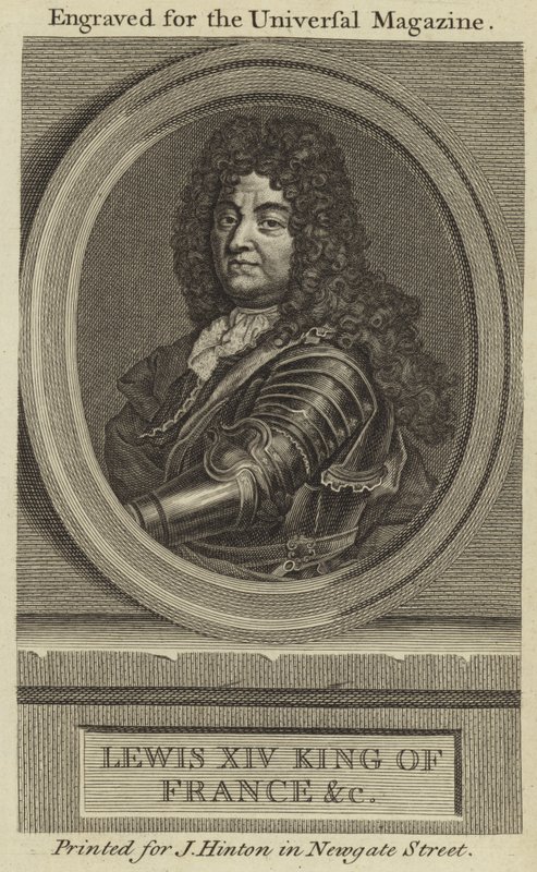 XIV. Lajos francia király alkotó: English School