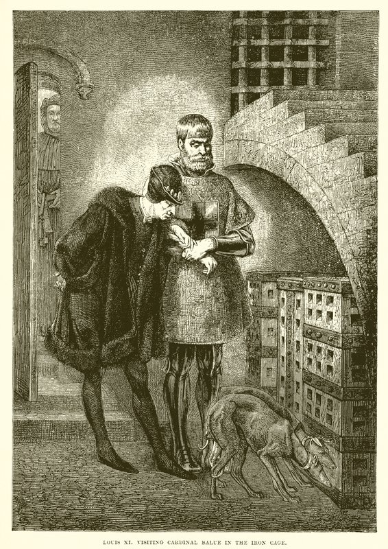 XI. Lajos meglátogatja Bale bíborost a vaskorszakban alkotó: English School