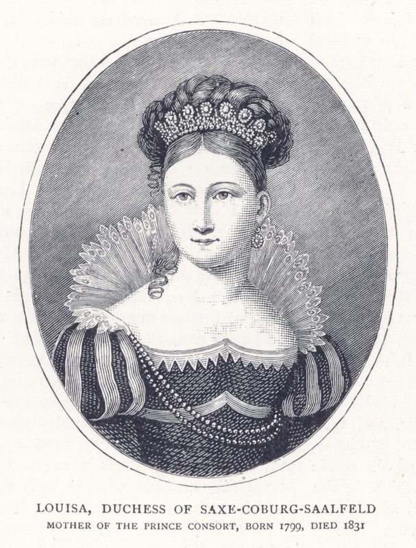 Louisa, Szász-Coburg-Saalfeld hercegnője alkotó: English School