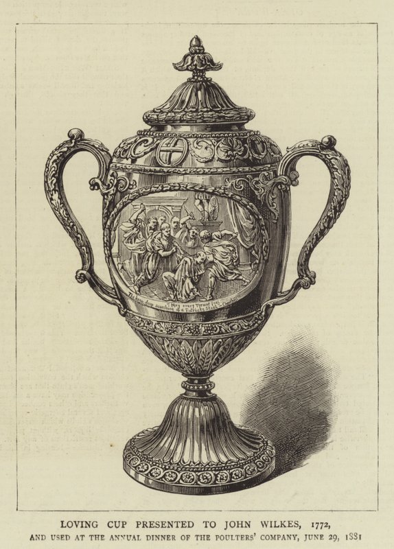Loving Cup ajándékba John Wilkesnek alkotó: English School