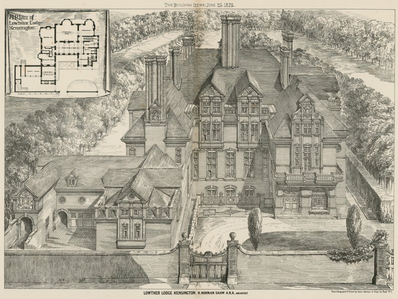 Lowther Lodge, Kensington, London alkotó: English School