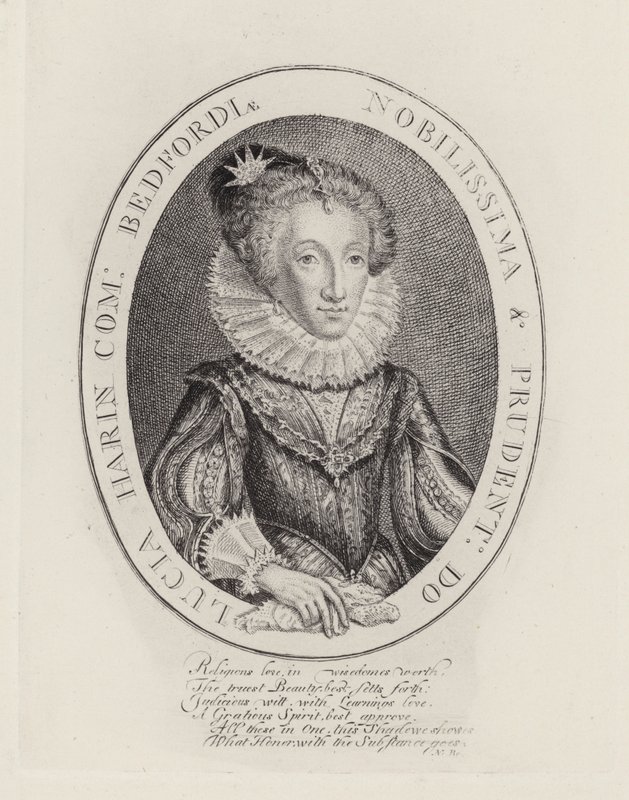 Lucy Harrington, Bedford grófnője (metszet) alkotó: English School