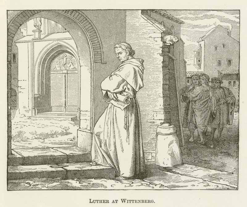 Luther Wittenbergben alkotó: English School