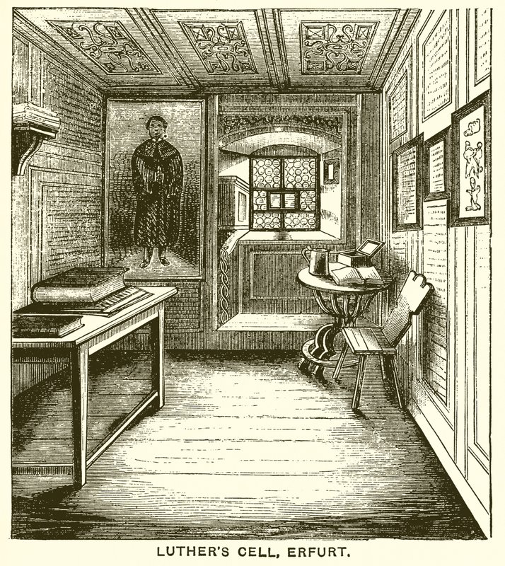 Luther sejtje, Erfurt alkotó: English School