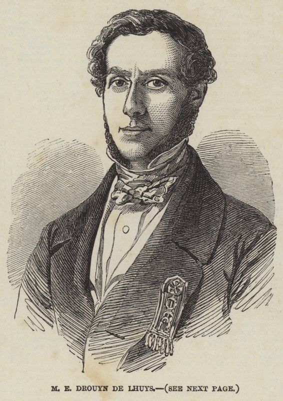 M E Drouyn de Lhuys (metszet) alkotó: English School