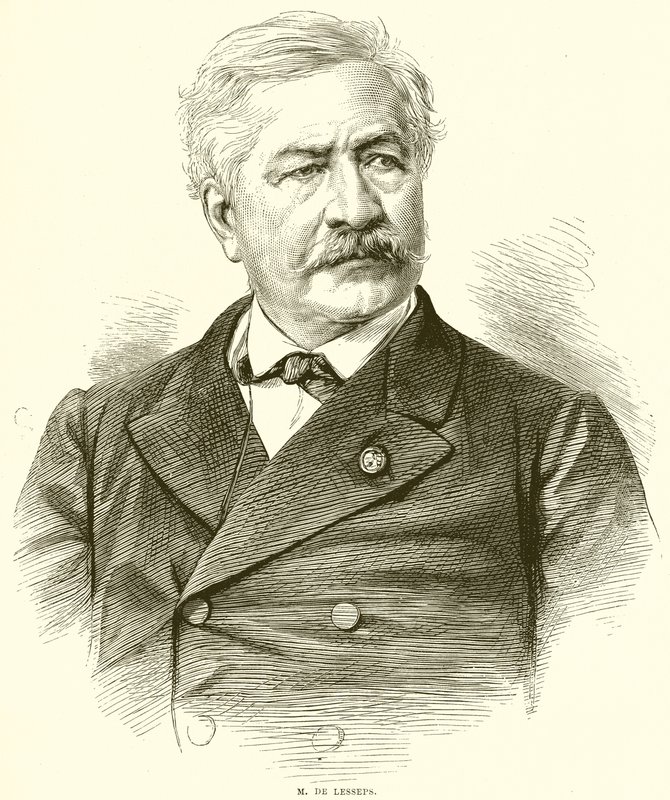 M. de Lesseps alkotó: English School