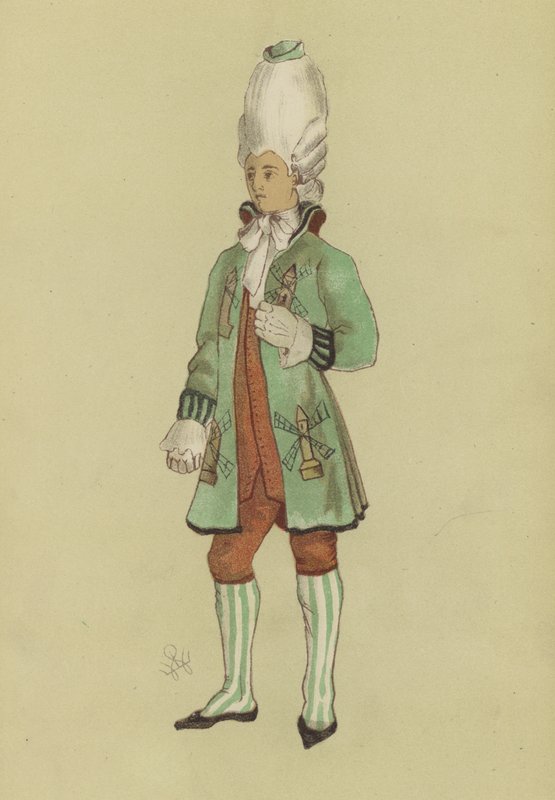 György uralkodásának makarónija III alkotó: English School