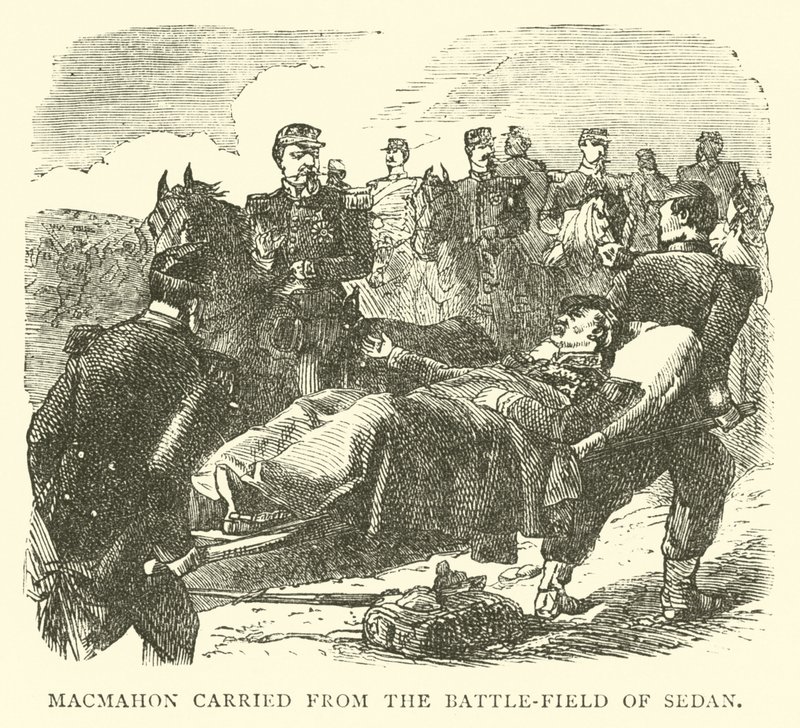 Macmahont a sedani csatamezőről szállították, 1870 szeptemberében alkotó: English School