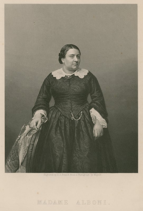 Madame Albani, szoprán; fénykép alkotó: English School