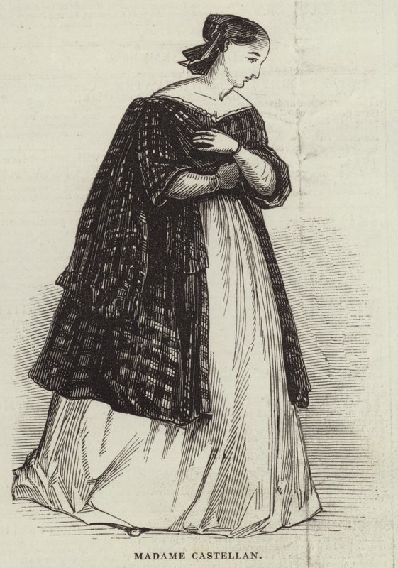 Madame Castellan (metszet) alkotó: English School