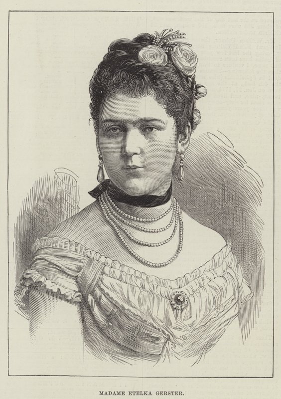 Madame Gerster Etelka (metszet) alkotó: English School