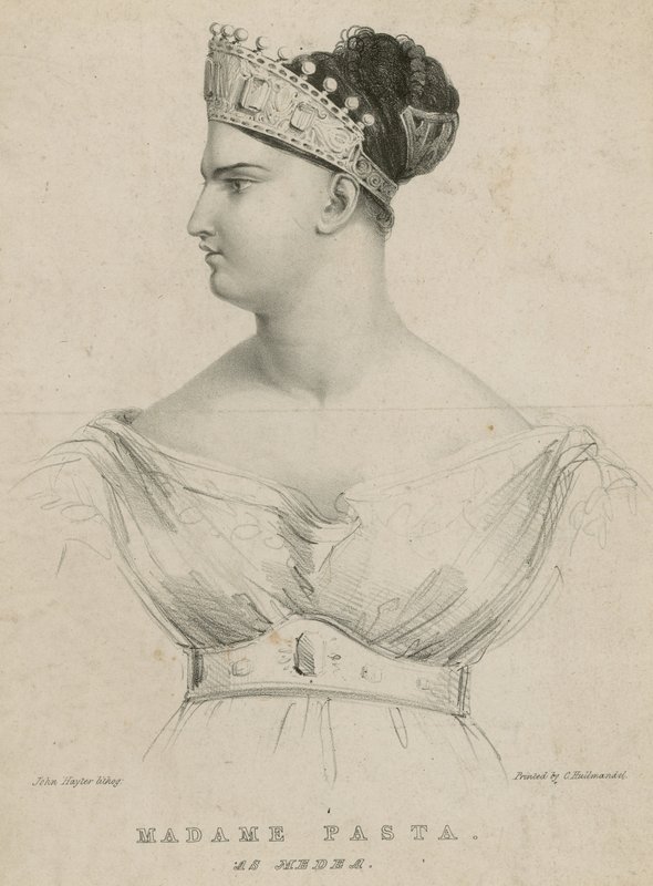 Madame Pasta, mint Médea alkotó: English School