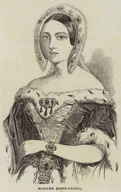 Madame Rossi-Caccia (metszet) alkotó: English School