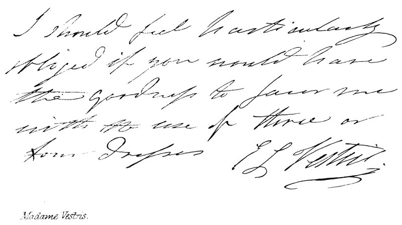 Madame Vestris alkotó: English School