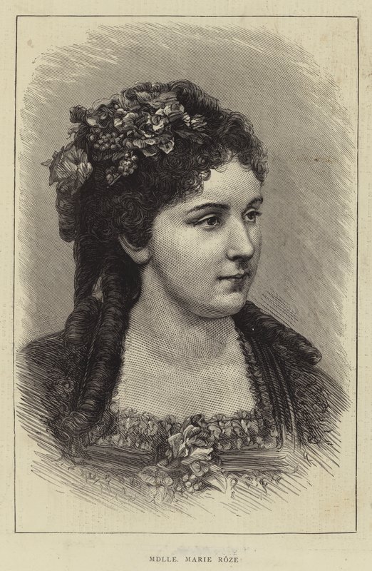 Miss Marie Roze (metszet) alkotó: English School