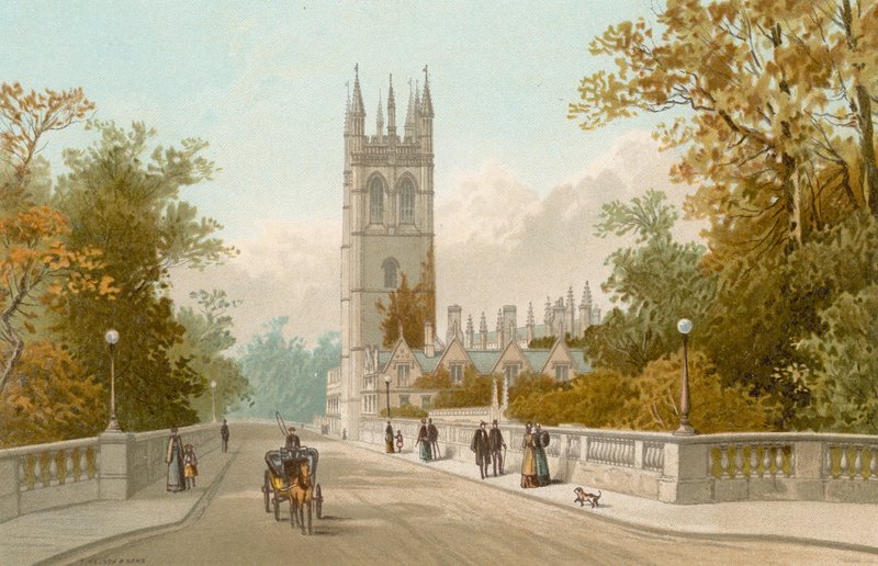Magdalen a hídról - Oxford alkotó: English School