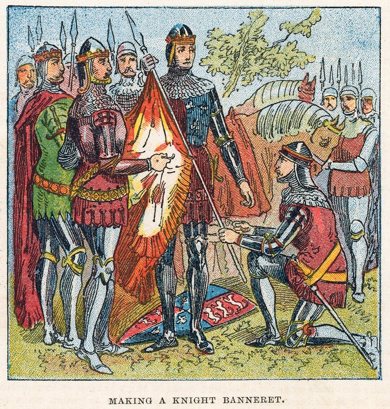 Lovagi lobogó készítése alkotó: English School