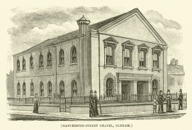 Manchester-Street Chapel, Oldham (metszet) alkotó: English School