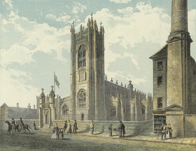 Manchesteri katedrális, délnyugati kilátás alkotó: English School