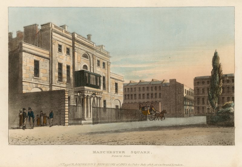 Manchester Square, North Side alkotó: English School