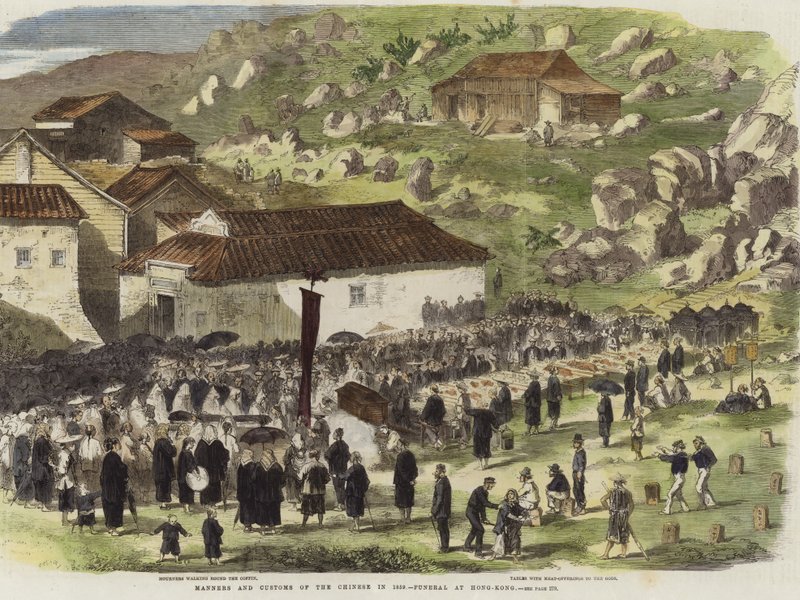 A kínaiak modora és szokásai 1859-ben alkotó: English School