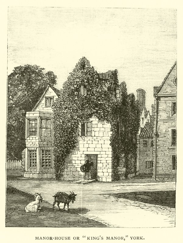 Manor-House vagy Kings Manor, York alkotó: English School