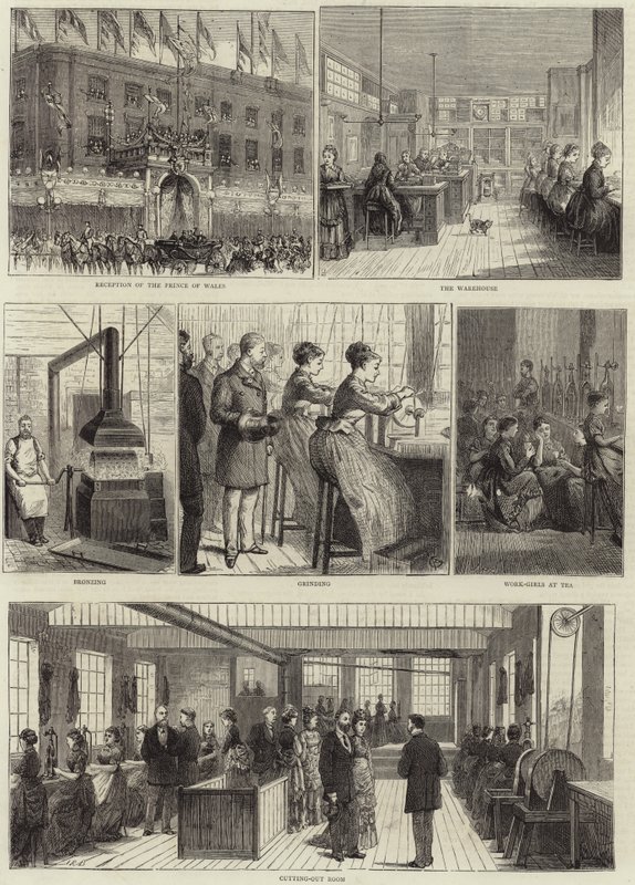 Acél tollak gyártása alkotó: English School