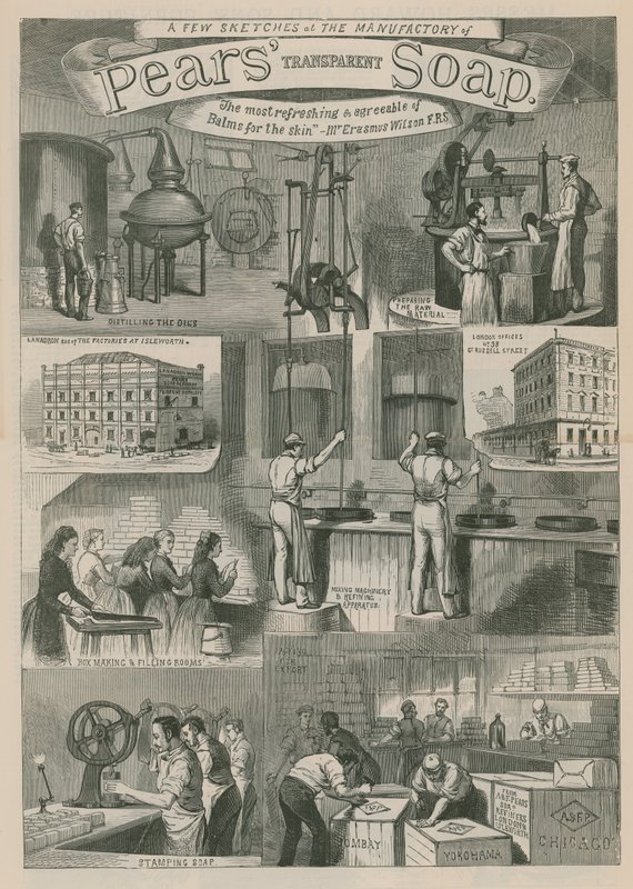 Körte átlátszó szappan gyártása alkotó: English School