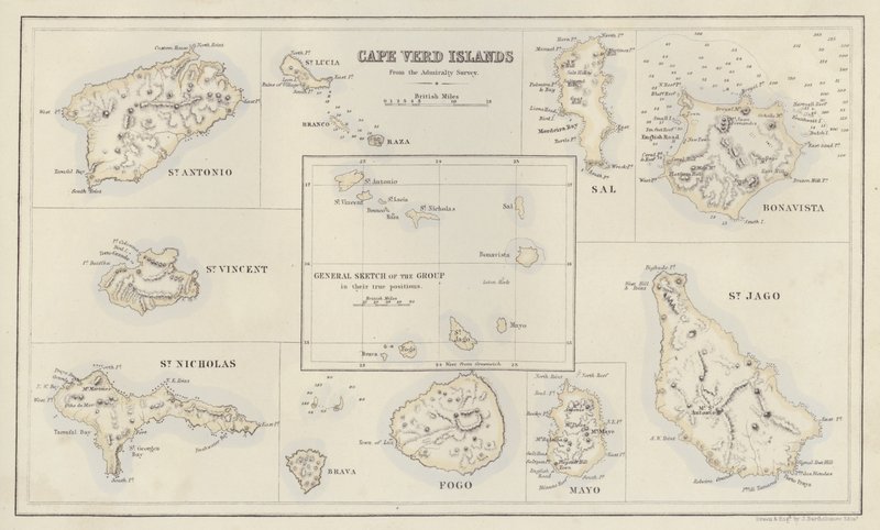 Térkép: Admiralitás felmérése (színes litográfia) alkotó: English School