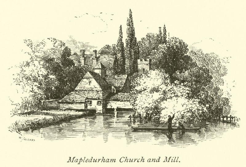 Mapledurham templom és malom alkotó: English School