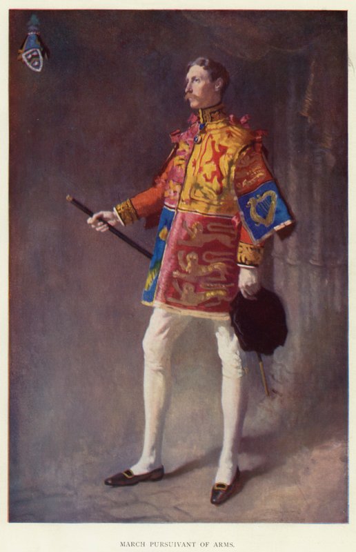 Márciusi címertartó (színes litográfia) alkotó: English School